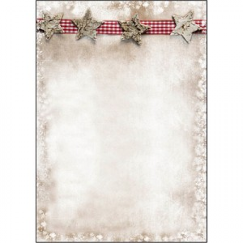 SIGEL Weihnachtsbriefpapier Winter Chalet Motiv DIN A4 90 g/qm 25 Blatt