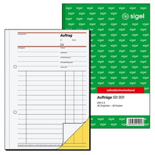 SIGEL Auftrag Formularbuch SD001