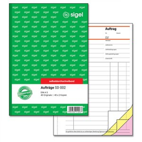 SIGEL Auftrag Formularbuch SD002