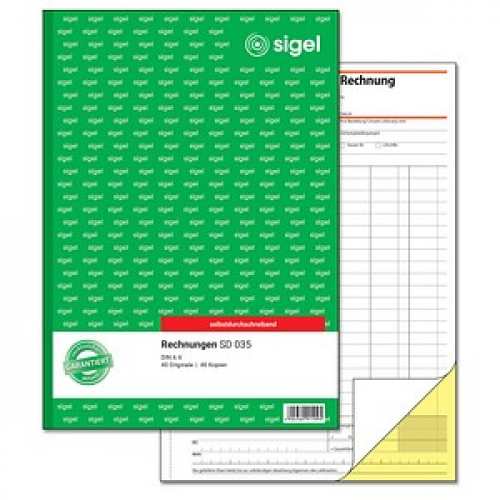 SIGEL Rechnung Formularbuch SD035