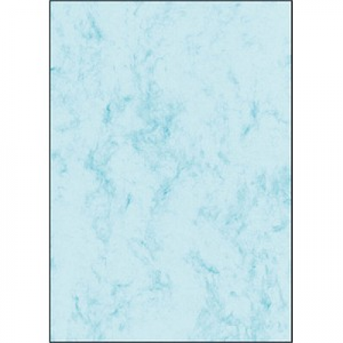 SIGEL Motivpapier Marmor blau DIN A4 90 g/qm 100 St.