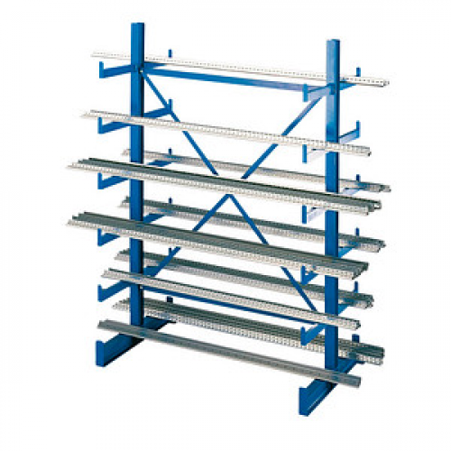 SCHULTE Schwerlastregal K1000 14490 enzianblau 125,0 x 100,0 x 200,0 cm