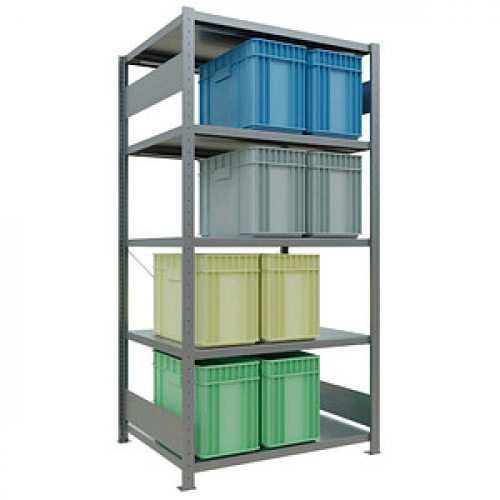 SCHULTE Schwerlastregal MULTIplus 250 12980 silber 100,0 x 80,0 x 200,0 cm