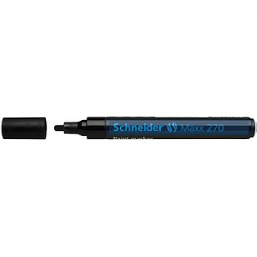 Schneider 270 Lackmarker schwarz 1,0 - 3,0 mm, 10 St.