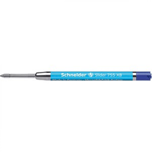 Schneider Slider 755 Kugelschreiberminen XB blau, 10 St.