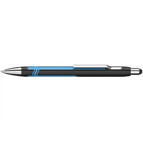 Schneider Kugelschreiber Epsilon schwarz Schreibfarbe blau, 1 St.
