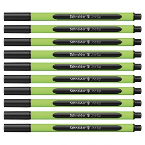 Schneider Line-Up Fineliner schwarz 0,4 mm, 10 St.