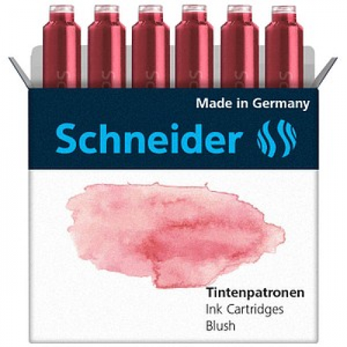 Schneider Pastell Tintenpatronen für Füller Blush 6 St.