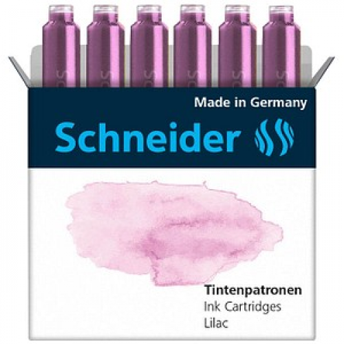 Schneider Pastell Tintenpatronen für Füller Lilac 6 St.