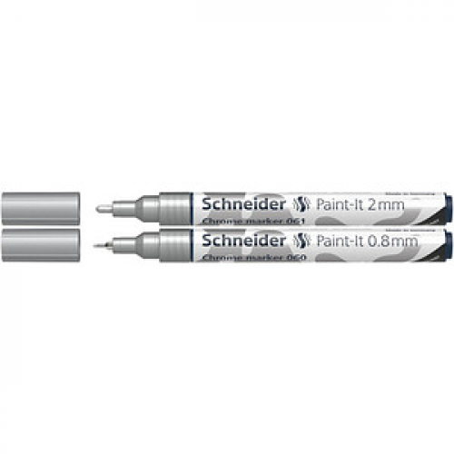 Schneider Paint Lackmarker chrom 0,8 - 2,0 mm, 2 St.