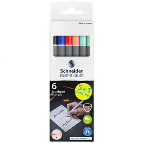 Schneider Paint-It 070 Filzstifte farbsortiert, 6 St.