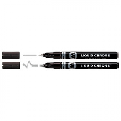 MOLOTOW LIQUID CHROME™ Acrylstifte chrom 1,0 - 3,0 mm, 1 Set