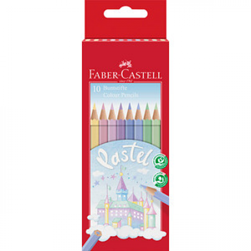 FABER-CASTELL Colour Pencils Pastel Buntstifte farbsortiert, 1 St.