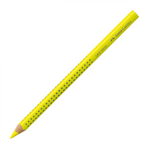 FABER-CASTELL Grip neon Buntstift gelb, 1 St.