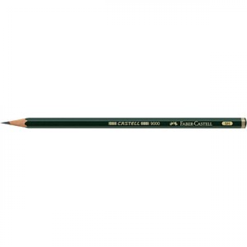 FABER-CASTELL 9000 Bleistift 5H grün, 1 St.