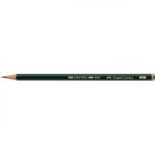 FABER-CASTELL 9000 Bleistift 6H grün, 1 St.