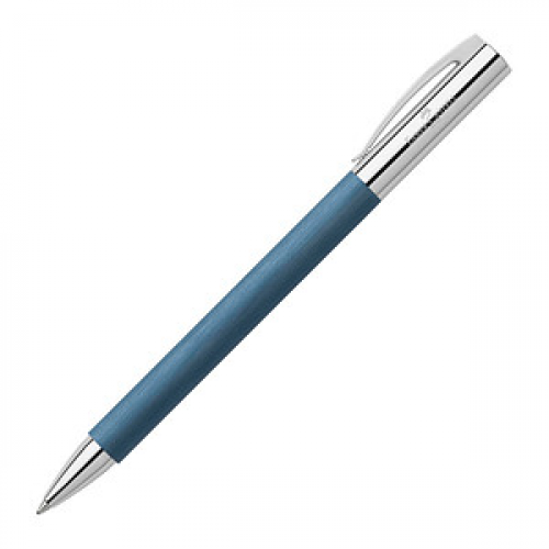 FABER-CASTELL Kugelschreiber Ambition Edelharz blau Schreibfarbe schwarz, 1 St.