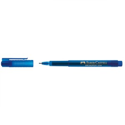 FABER-CASTELL Broadpen Document 1554 Fineliner blau 0,8 mm, 1 St.