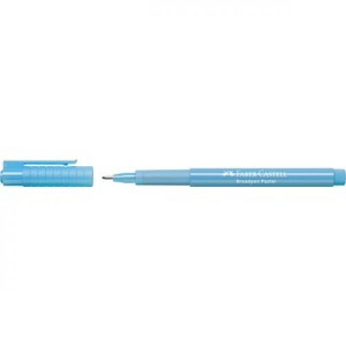 FABER-CASTELL Broadpen Pastel Fineliner blau 0,8 mm, 1 St.