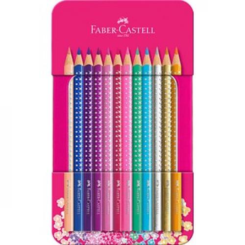 FABER-CASTELL Buntstifte farbsortiert, 12 St.