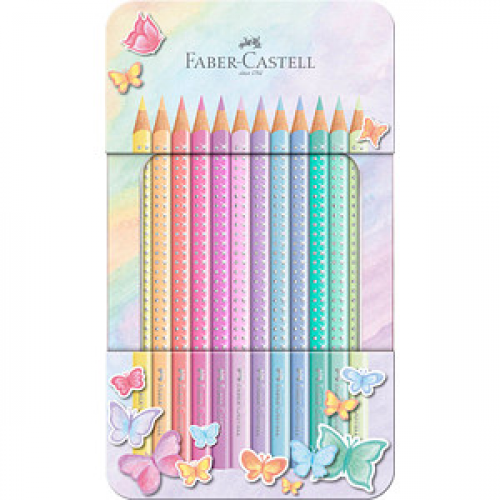 FABER-CASTELL Sparkle Pastell Buntstifte farbsortiert, 1 St.