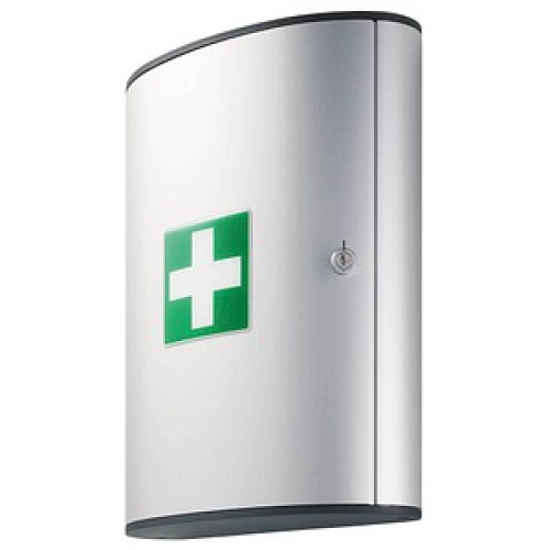 DURABLE Medizinschrank FIRST AID BOX L ohne Füllung silber