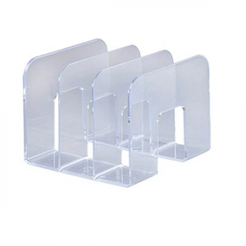 2 DURABLE Katalogsammler TREND transparent 21,5 x 21,0 x 16,5 cm