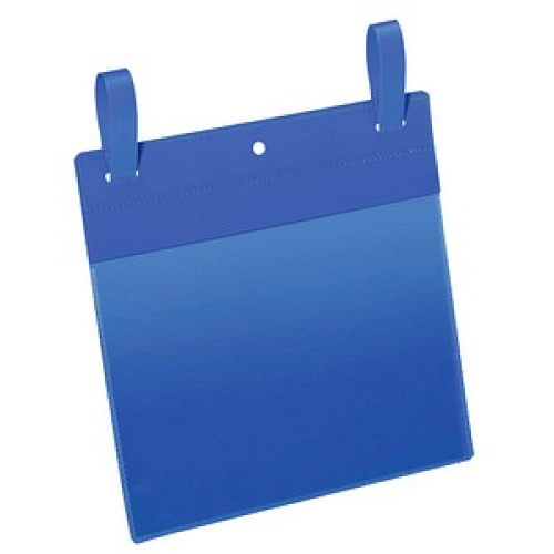 DURABLE Gitterboxtaschen blau A5, 50 St.