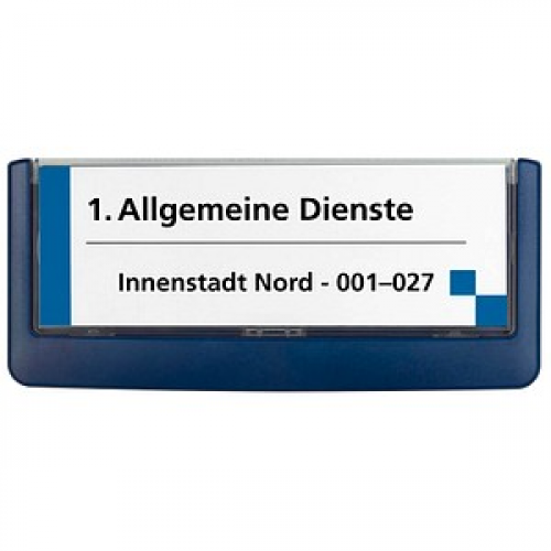 DURABLE Türschild CLICK SIGN Kunststoff blau 17,2 x 7,6 cm