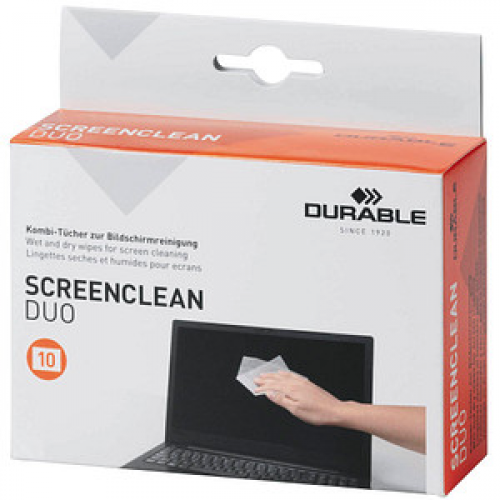 DURABLE SCREENCLEAN DUO Reinigungs-Set