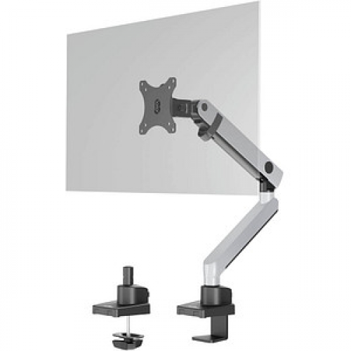 DURABLE Monitor-Halterung SELECT PLUS 509623 silber für 1 Monitor, Tischklemme, Tischbohrung