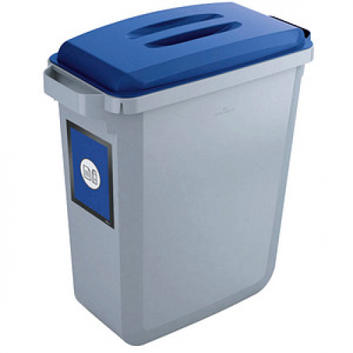 DURABLE Durabin 60 Mülleimer 60,0 l grau, blau