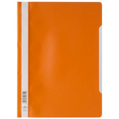 10 DURABLE Schnellhefter Kunststoff orange DIN A4