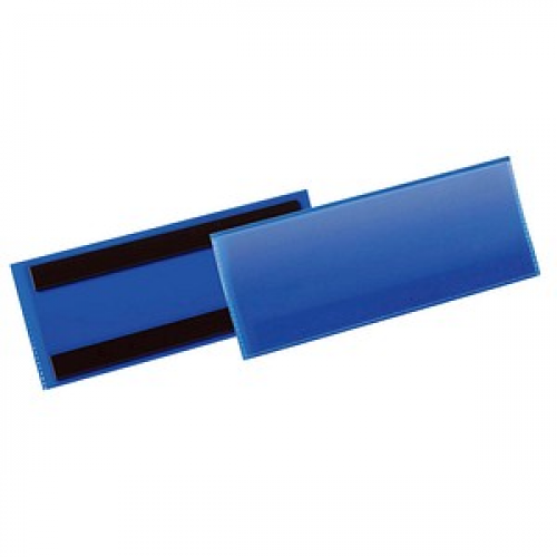 DURABLE Magnettaschen blau A6, 50 St.