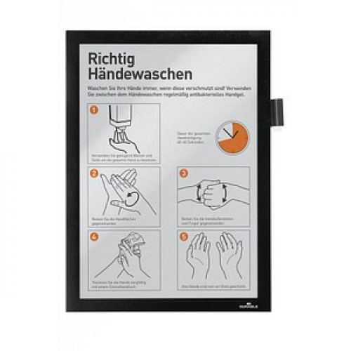 DURABLE Magnetrahmen DURAFRAME® MAGNETIC NOTE schwarz A4, 1 St.