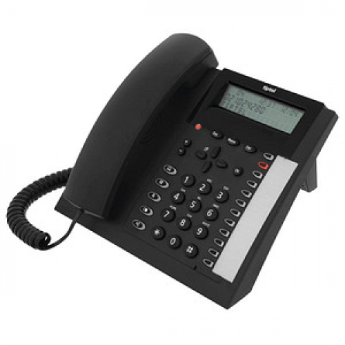 tiptel 1020 Schnurgebundenes Telefon schwarz