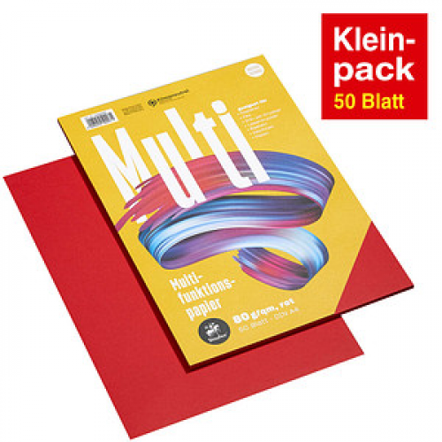 Staufen® Kopierpapier rot DIN A4 80 g/qm 50 Blatt