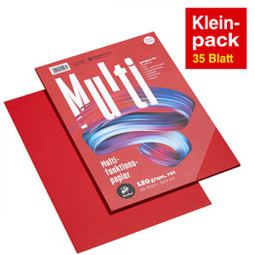 Staufen® Kopierpapier rot DIN A4 120 g/qm 35 Blatt