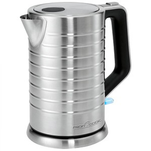 ProfiCook Wasserkocher PC-WKS 1119 silber 1,7 l 2.200 W