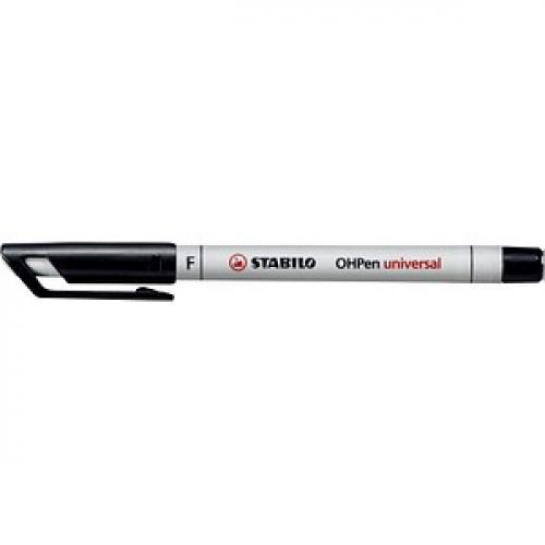 10 STABILO OHPen universal Folienstifte schwarz 0,7 mm non-permanent