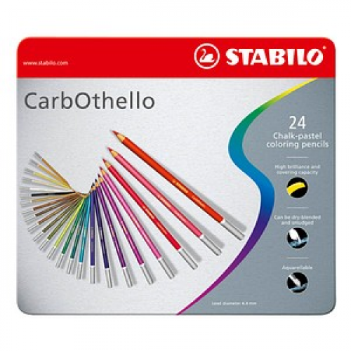 STABILO CarbOthello Kreidestifte farbsortiert 24 St.