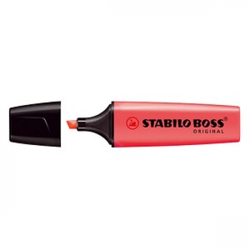 STABILO BOSS ORIGINAL Textmarker rot, 1 St.