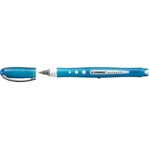 STABILO worker colorful Tintenroller 0,5 mm, Schreibfarbe: blau, 1 St.