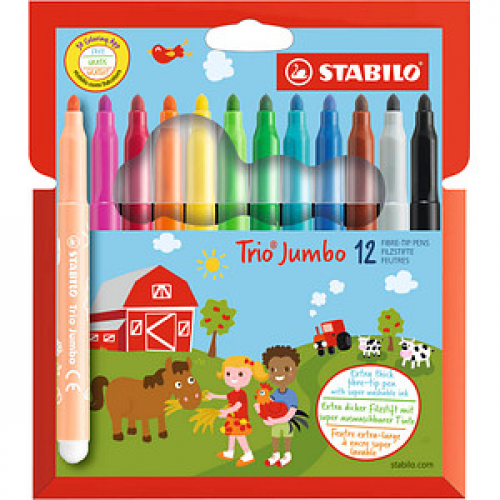 STABILO Trio Jumbo Filzstifte farbsortiert, 1 St.
