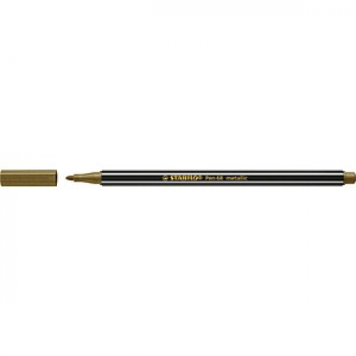 STABILO Pen 68 metallic Filzstift gold, 1 St.