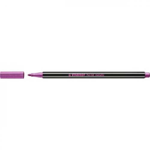 STABILO Pen 68 metallic Filzstift pink, 1 St.