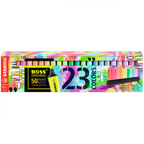 STABILO BOSS ORIGINAL Textmarker farbsortiert, 23 St.