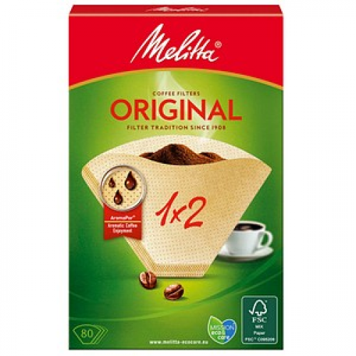 80 Melitta ORIGINAL 1x2 Kaffeefilter