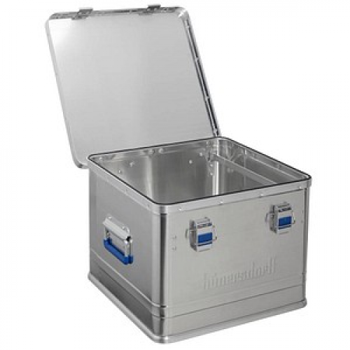 hünersdorff OFFICE BOX Alubox 50,0 l silber 44,0 x 44,0 x 32,0 cm