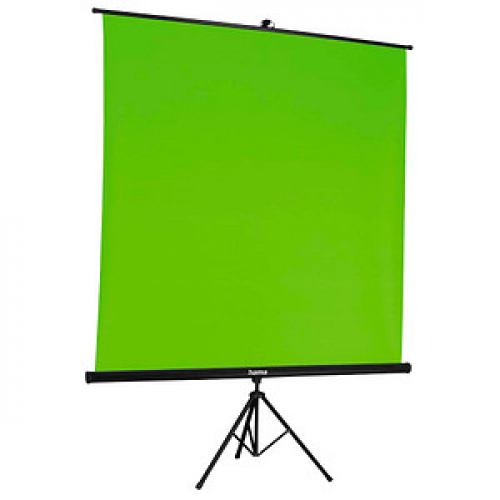 hama Stativleinwand Green Screen 1:1, 180 x 180 cm Projektionsfläche